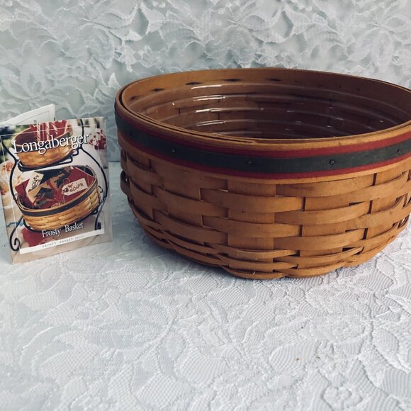Longaberger 2000 Frosty Basket - Picture 1 of 3